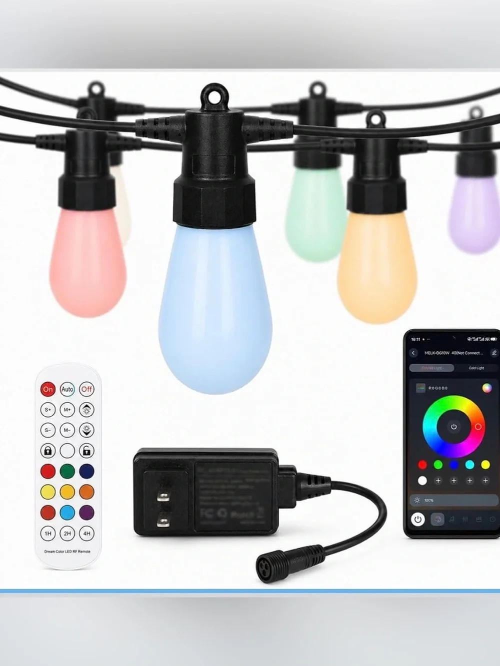 Outdoor String Lights 50FT